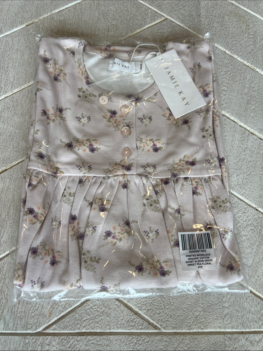 NWT Jamie Kay sweetpea floral tee dress 4Y